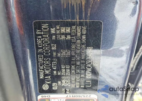 2020 Kia Sportage Lx z USA, uszkodzony, nr VIN KNDPMCAC5L7642948